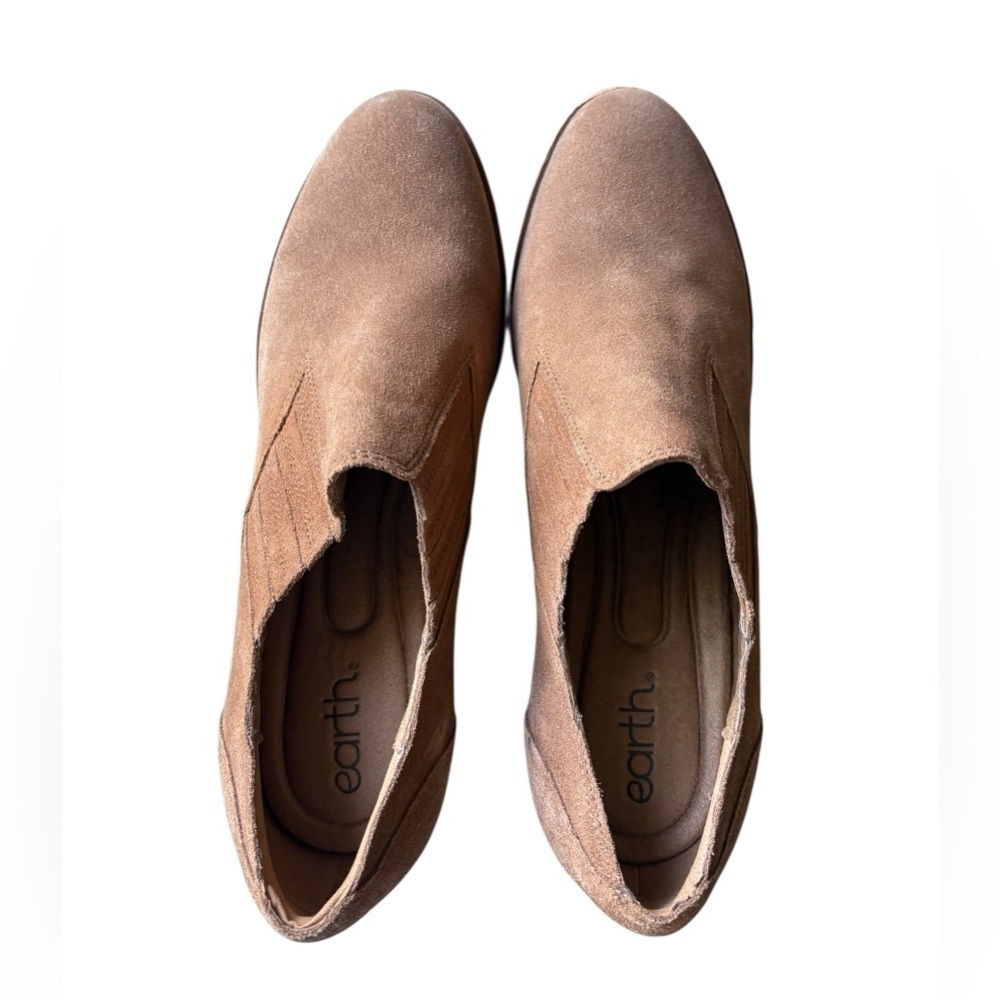 Earth Jalin Block Heel Casual Booties,color cognac Size11 - Picture 3 of 6
